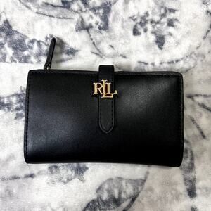 Ralph Lauren Womens Leather Compact Wallet